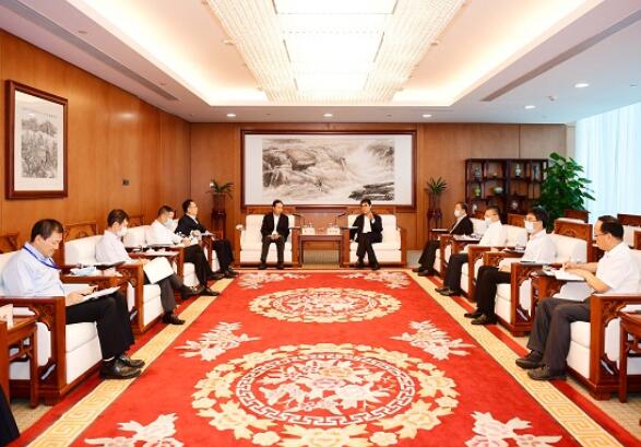 華能集團有限公司黨組書記、董事長舒印彪會見國開行董事長趙歡