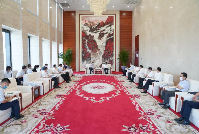 中國能建黨委書記、董事長(zhǎng)汪建平會(huì)見陜西省副省長(zhǎng)趙剛一行