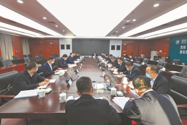毛偉明董事長、辛保安總經(jīng)理赴國網(wǎng)新疆電力調(diào)研