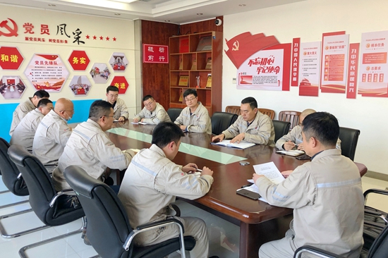 大唐淮北發(fā)電廠開展“沖刺四季度，奪取雙勝利”主題黨日活動(dòng)
