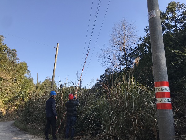 國網(wǎng)南豐縣供電公司：為電桿穿上“防撞衣”，確保交通安全