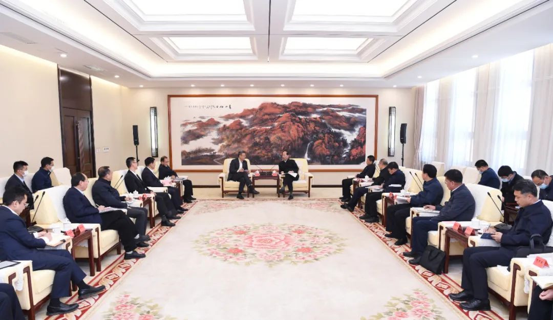 錢智民、江毅拜會內蒙古自治區(qū)黨委書記、人大常委會主任石泰峰