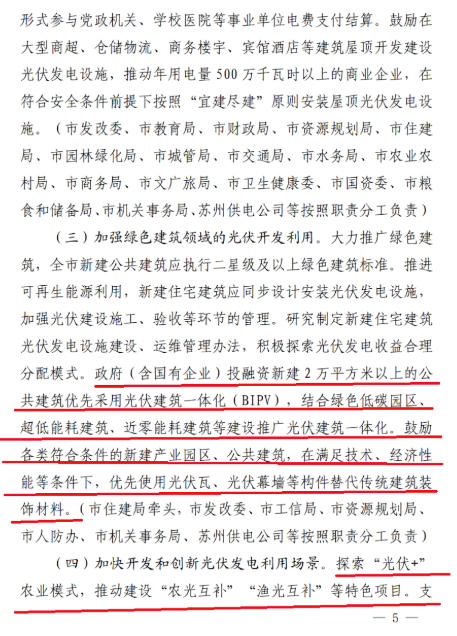 蘇州：國企廠房100%安裝分布式光伏！