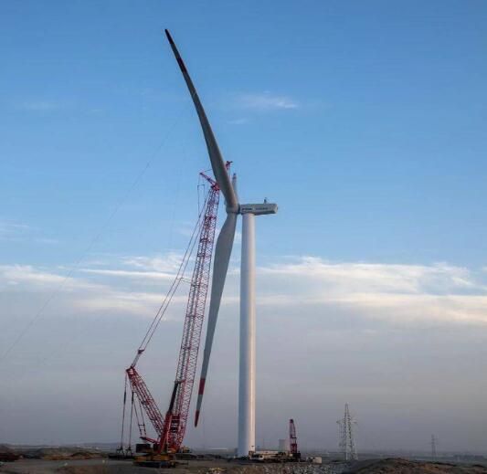 深耕大西北，H171-4MW分散式風電項目成功首吊!