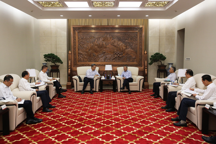 錢智民拜訪農(nóng)發(fā)行黨委書記、董事長錢文揮
