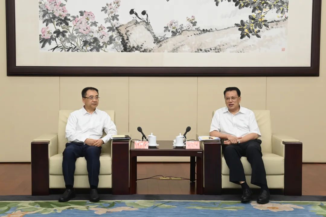 大唐集團(tuán)公司黨組書記、董事長鄒磊拜會(huì)浙江省委書記、省人大常委會(huì)主任袁家軍