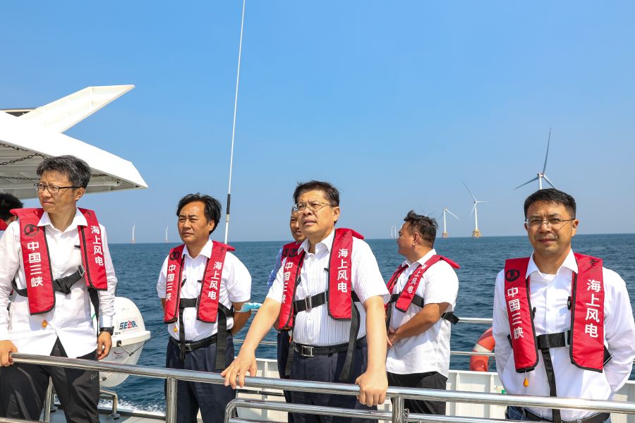 韓君赴廣東陽江、福建福州調(diào)研三峽集團(tuán)海上風(fēng)電項目