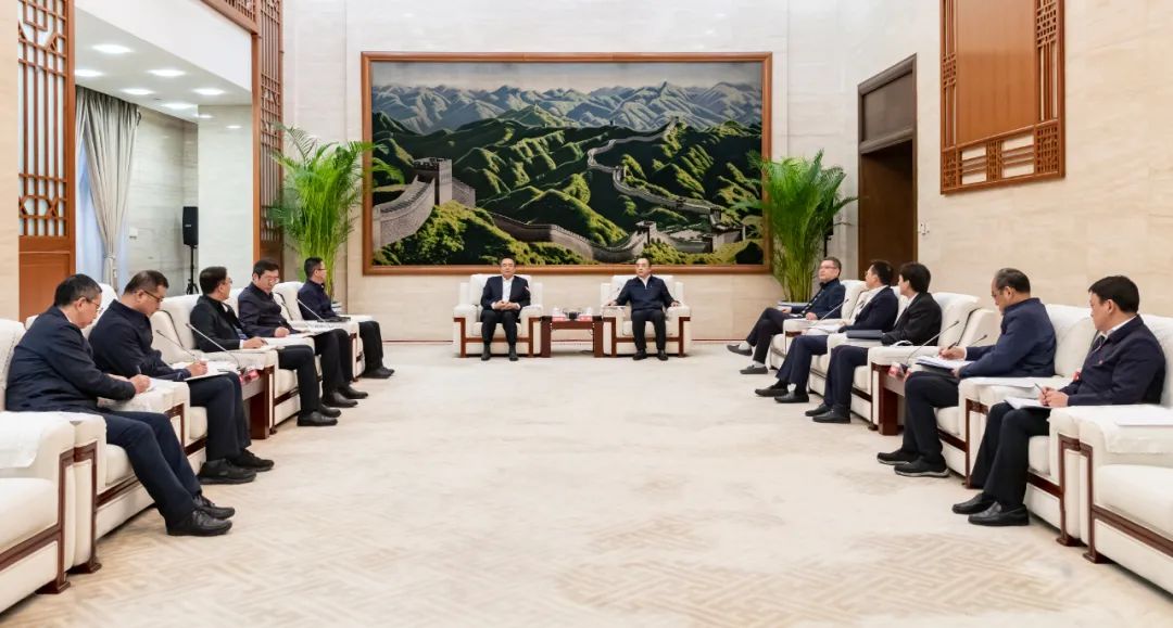 大唐集團黨組書記、董事長鄒磊會見哈電集團黨委書記、董事長曹志安