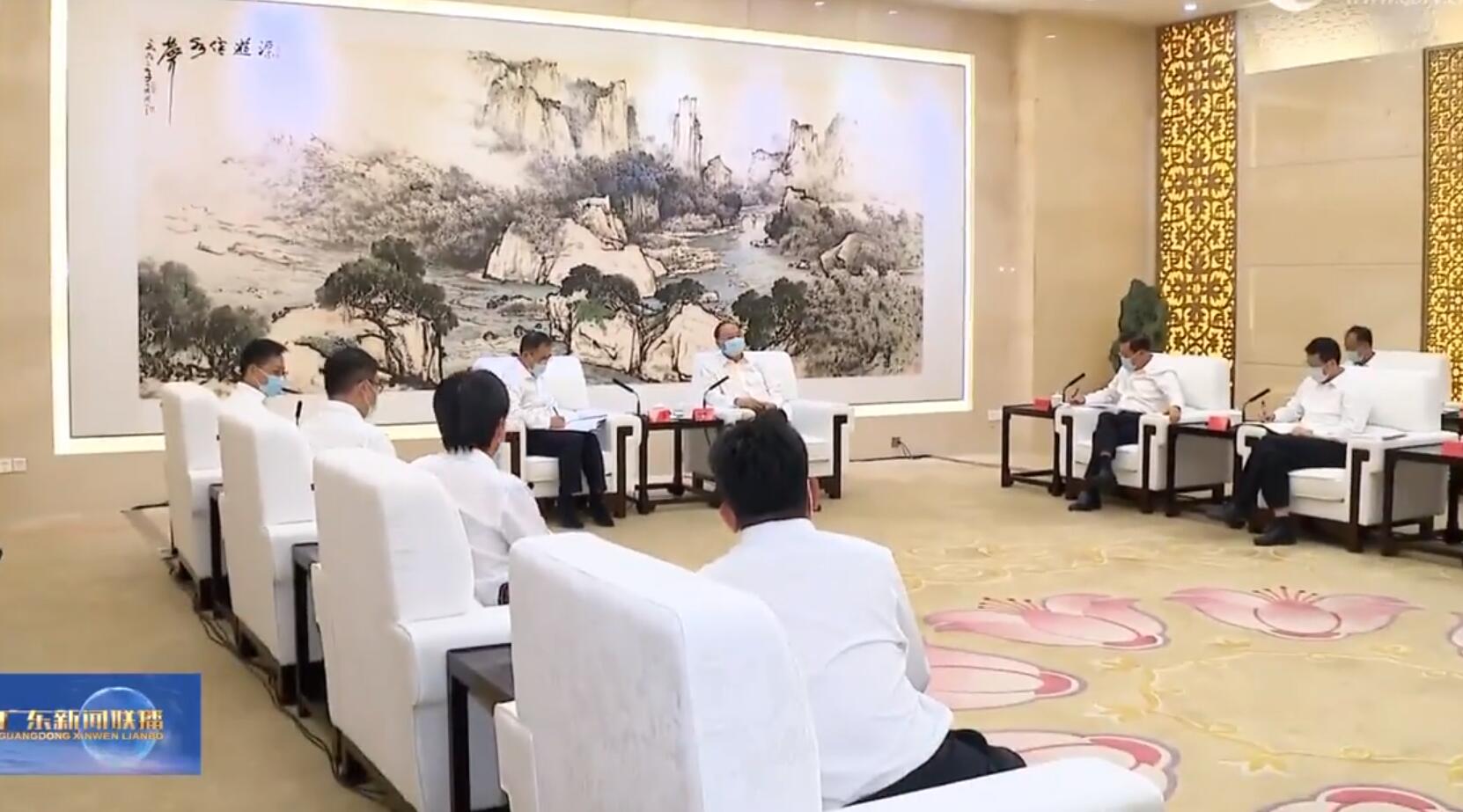 大唐集團(tuán)黨組書記、董事長(zhǎng)鄒磊拜會(huì)廣東省委書記黃坤明、省長(zhǎng)王偉中