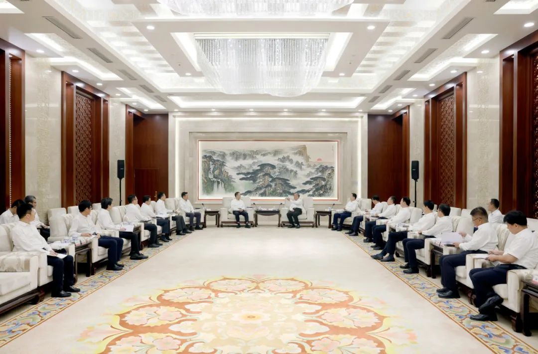 大唐集團鄒磊、劉明勝拜會山東省委書記林武、省長周乃翔