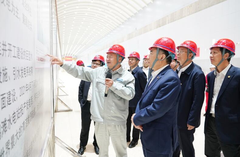 中國能建黨委書記、董事長宋海良赴白鶴灘水電站調(diào)研