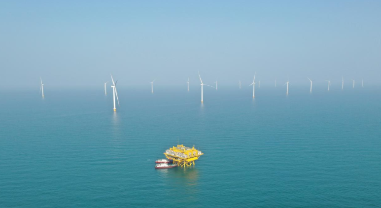 山東首個百萬千瓦級海風(fēng)基地！國家電投半島南U1一期并網(wǎng)發(fā)電