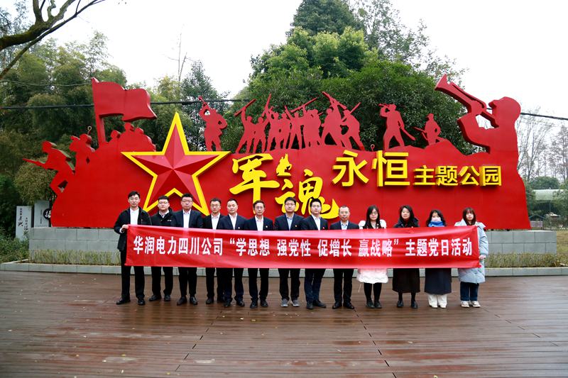 華潤電力四川公司聯(lián)合華潤集團在川企業(yè)開展“學思想、強黨性、促增長、贏戰(zhàn)略”主題黨日活動