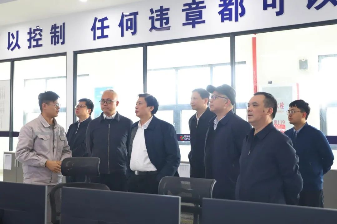 中國工程院院士謝和平調(diào)研前詹風電、前詹港電