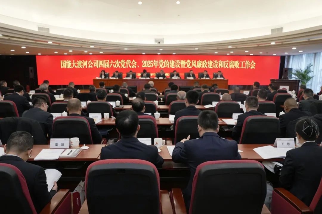 國能大渡河公司召開四屆六次黨代會(huì)、2025年黨的建設(shè)暨黨風(fēng)廉政建設(shè)和反腐敗工作會(huì)