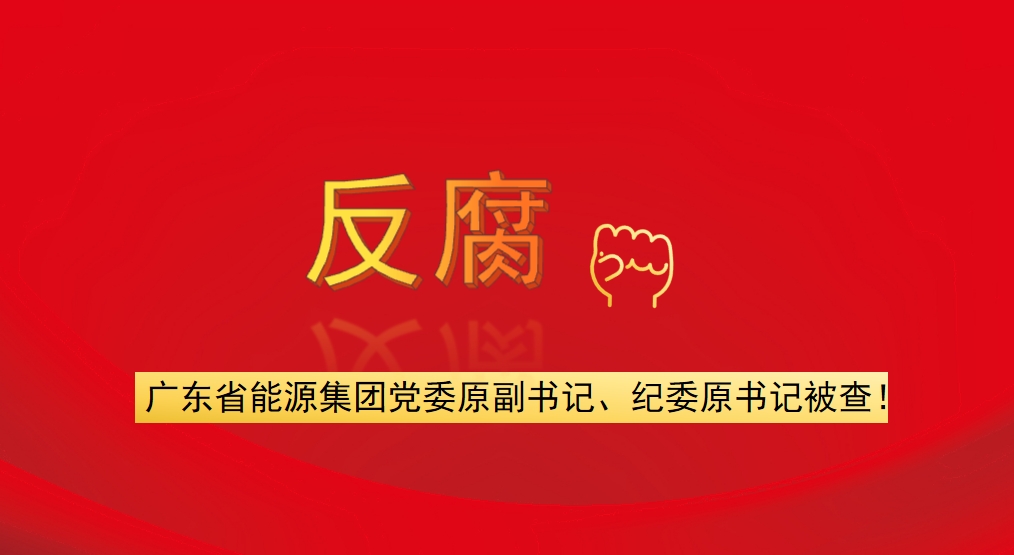 廣東省能源集團(tuán)黨委原副書記、紀(jì)委原書記被查